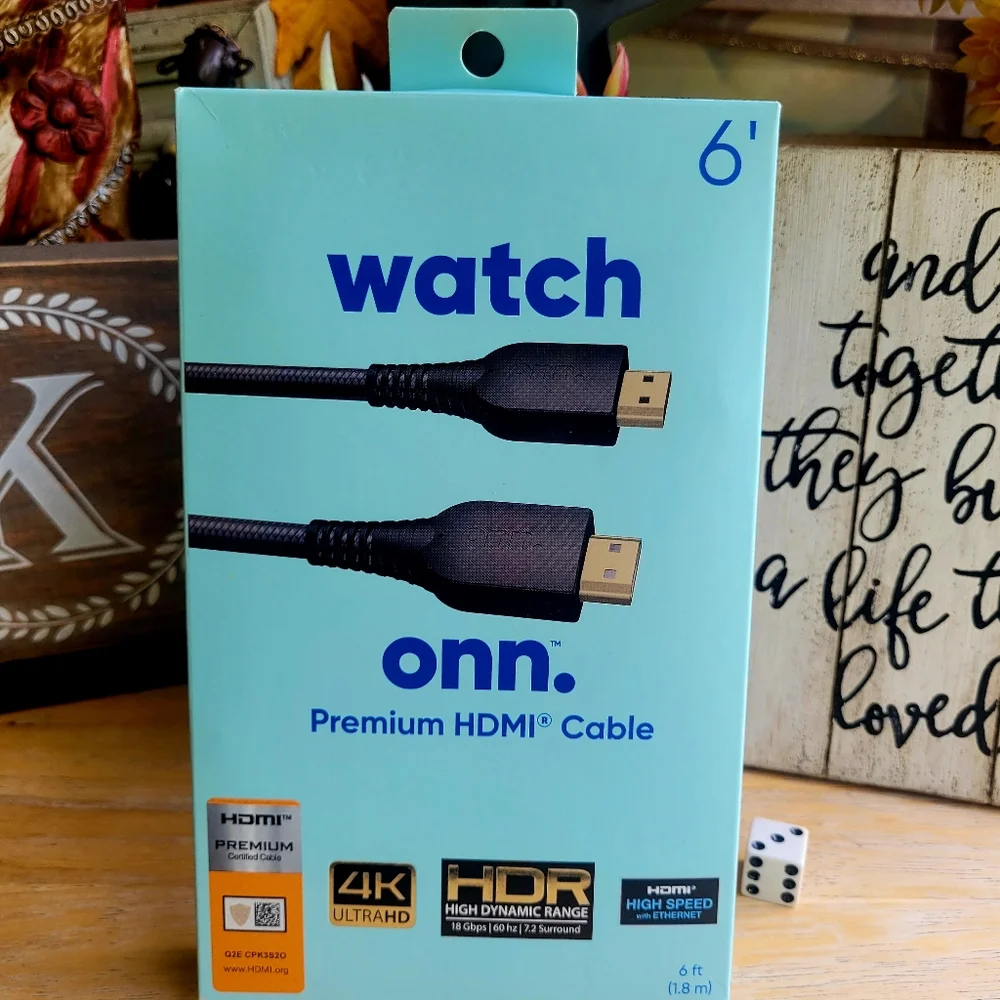onn. 6' HDMI Cables